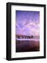 Waimea Bay State Pier at sunset, Waimea, Kauai Island, Hawaii, USA-Christian Kober-Framed Photographic Print