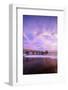 Waimea Bay State Pier at sunset, Waimea, Kauai Island, Hawaii, USA-Christian Kober-Framed Photographic Print