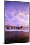 Waimea Bay State Pier at sunset, Waimea, Kauai Island, Hawaii, USA-Christian Kober-Mounted Photographic Print