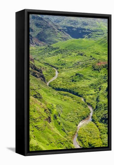 Waimea Canyon State Park, Kauai, Hawaii, United States of America, Pacific-Michael DeFreitas-Framed Stretched Canvas