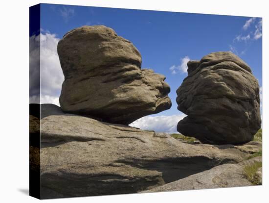 Wain Stones on Bleaklow Moor, Peak District National Park, Derbyshire, England-Neale Clarke-Stretched Canvas