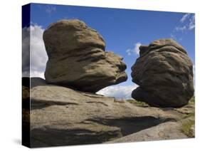 Wain Stones on Bleaklow Moor, Peak District National Park, Derbyshire, England-Neale Clarke-Stretched Canvas