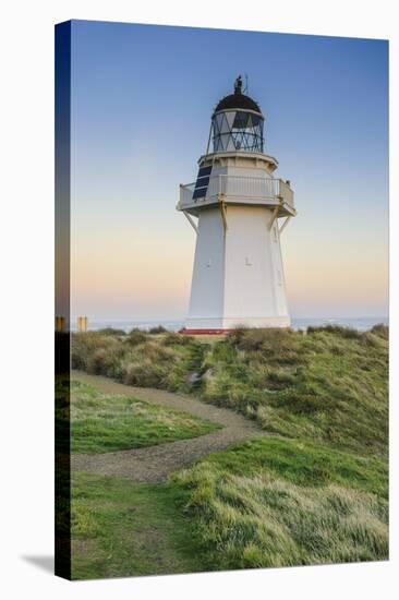 Waipapa Point Lighthouse at Sunset, the Catlins, South Island, New Zealand, Pacific-Michael-Stretched Canvas