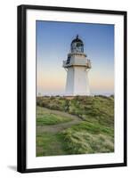 Waipapa Point Lighthouse at Sunset, the Catlins, South Island, New Zealand, Pacific-Michael-Framed Photographic Print