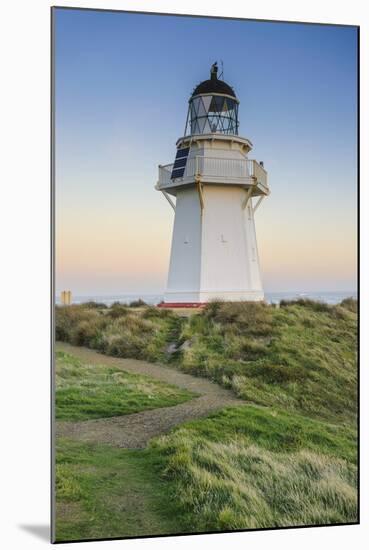 Waipapa Point Lighthouse at Sunset, the Catlins, South Island, New Zealand, Pacific-Michael-Mounted Photographic Print
