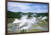 Wairakei Geothermal Power Station, Near Lake Taupo, North Island, New Zealand-Geoff Renner-Framed Premium Photographic Print