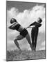 Waist Exercises-null-Mounted Photographic Print