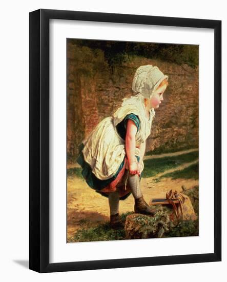 Wait for Me! (Returning Home from School)-Sophie Anderson-Framed Giclee Print