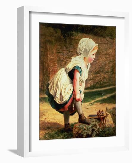 Wait for Me! (Returning Home from School)-Sophie Anderson-Framed Giclee Print