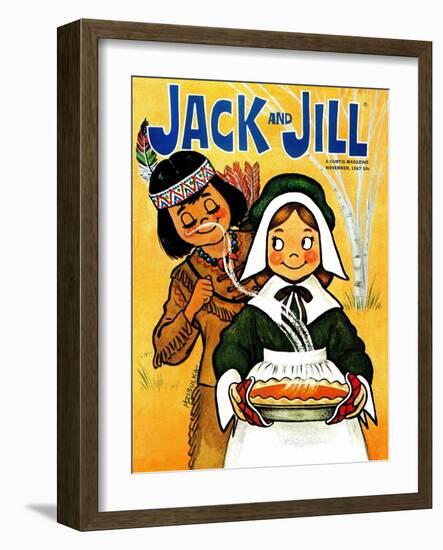 Wait "Till It Cools - Jack and Jill, November 1967-Mildred Zibulka-Framed Giclee Print