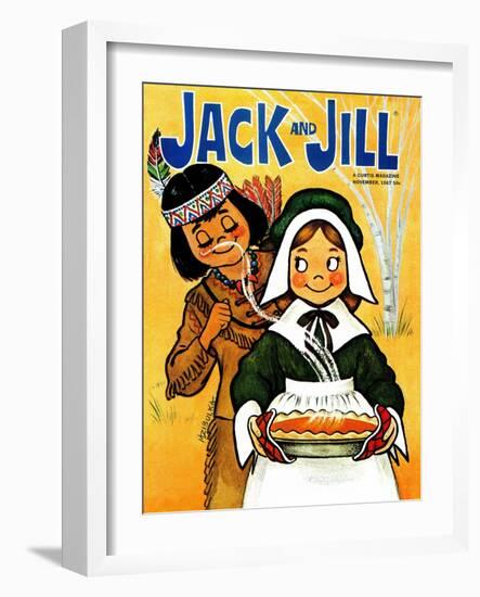 Wait "Till It Cools - Jack and Jill, November 1967-Mildred Zibulka-Framed Giclee Print