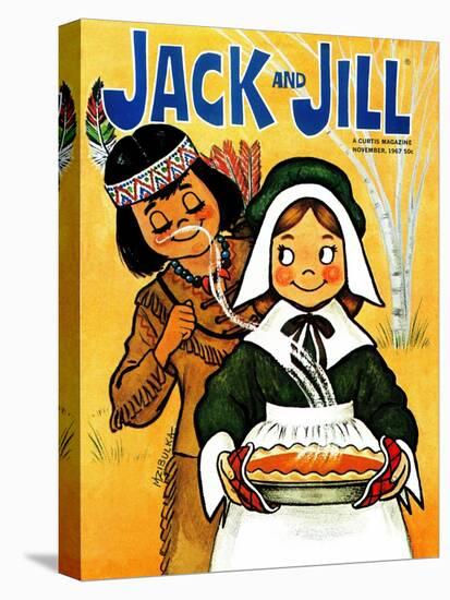 Wait "Till It Cools - Jack and Jill, November 1967-Mildred Zibulka-Stretched Canvas