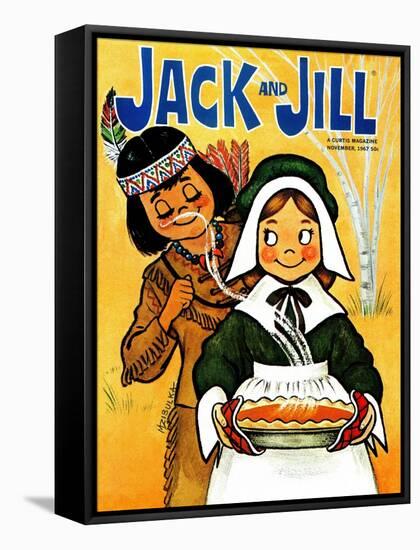 Wait "Till It Cools - Jack and Jill, November 1967-Mildred Zibulka-Framed Stretched Canvas