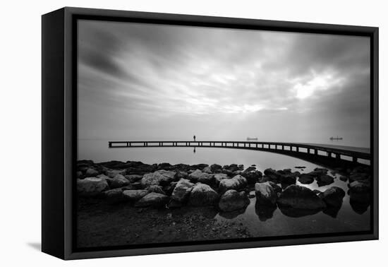 Wait-Murat Kasim-Framed Stretched Canvas