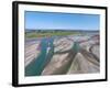 Waitaki River Near Coast, North Otago, South Canterbury Border, South Island, New Zealand-David Wall-Framed Photographic Print