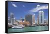 Waitemata Harbour and Waterfront, Auckland, North Island, New Zealand, Pacific-Ian-Framed Stretched Canvas