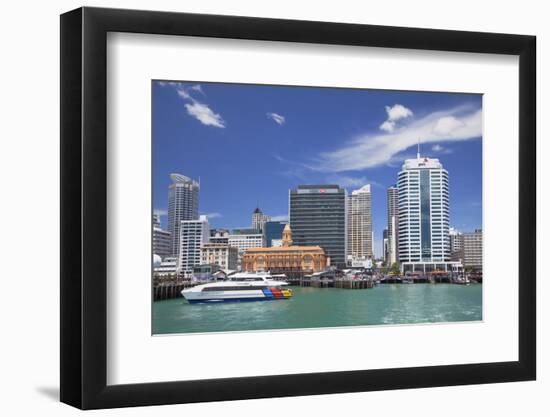 Waitemata Harbour and Waterfront, Auckland, North Island, New Zealand, Pacific-Ian-Framed Photographic Print