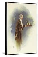 Waiter Carrying Drinks-Dudley Hardy-Framed Stretched Canvas