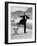 Waiter Rene Brequet with Tray of Cocktails as He Skates Around Serving Patrons at the Grand Hotel-Alfred Eisenstaedt-Framed Photographic Print