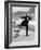 Waiter Rene Brequet with Tray of Cocktails as He Skates Around Serving Patrons at the Grand Hotel-Alfred Eisenstaedt-Framed Photographic Print