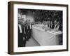 Waiters and Bartenders Waiting to Serve at the Alba Wedding-Frank Scherschel-Framed Photographic Print