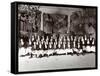 Waiters at Hotel Delmonico, 1902-Byron Company-Framed Stretched Canvas