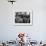 Waiters at the Grand Hotel Line Up at the Windows to Watch Sonja Henie Ice Skate Outside-Alfred Eisenstaedt-Framed Photographic Print displayed on a wall