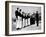 Waiters in Ice Skates Learning How to Serve Cocktails During Lesson at Grand Hotel Ice Rink-Alfred Eisenstaedt-Framed Photographic Print