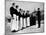 Waiters in Ice Skates Learning How to Serve Cocktails During Lesson at Grand Hotel Ice Rink-Alfred Eisenstaedt-Mounted Photographic Print