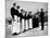 Waiters in Ice Skates Learning How to Serve Cocktails During Lesson at Grand Hotel Ice Rink-Alfred Eisenstaedt-Mounted Photographic Print