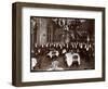 Waiters in the Palm Court at Sherry's Restaurant, New York, 1902-Byron Company-Framed Giclee Print