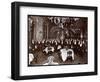 Waiters in the Palm Court at Sherry's Restaurant, New York, 1902-Byron Company-Framed Giclee Print