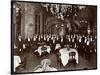 Waiters in the Palm Court at Sherry's Restaurant, New York, 1902-Byron Company-Stretched Canvas