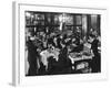 Waiters Serving at Marlborough House, a Speakeasy Haven For Drinking Socialites During Prohibition-Margaret Bourke-White-Framed Photographic Print