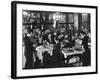 Waiters Serving at Marlborough House, a Speakeasy Haven For Drinking Socialites During Prohibition-Margaret Bourke-White-Framed Photographic Print