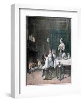 Waiting, 1890-F Meaulle-Framed Giclee Print