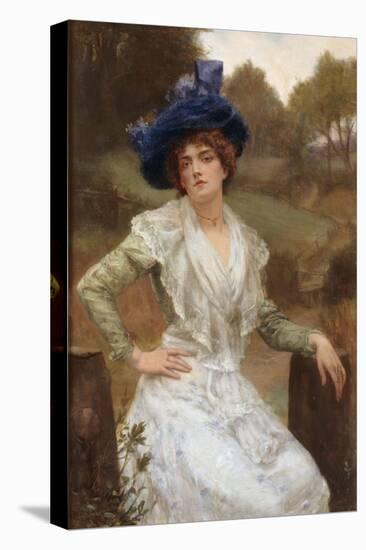 Waiting, 1897-Reginald Arthur-Stretched Canvas