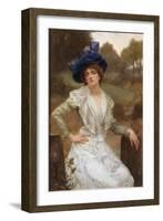 Waiting, 1897-Reginald Arthur-Framed Giclee Print