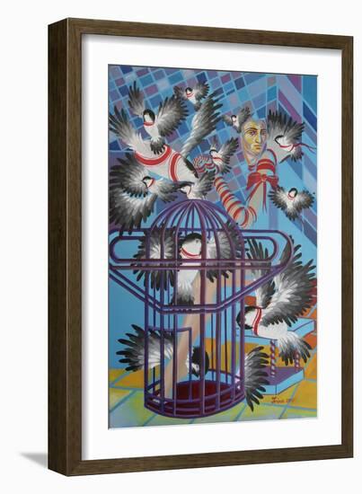 Waiting, 2015-Irina Corduban-Framed Giclee Print