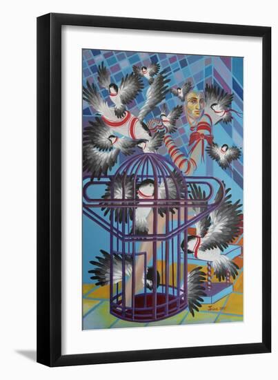 Waiting, 2015-Irina Corduban-Framed Giclee Print