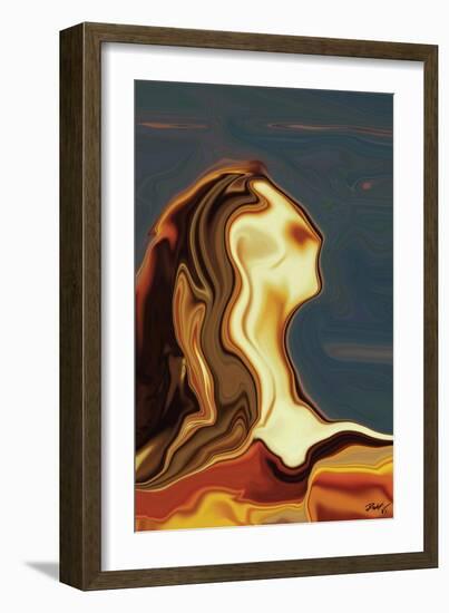 Waiting 3-Rabi Khan-Framed Art Print