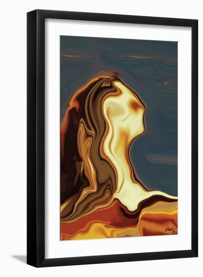 Waiting 3-Rabi Khan-Framed Art Print