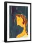 Waiting 5-Rabi Khan-Framed Art Print