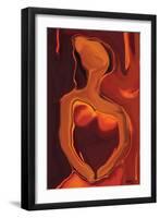 Waiting 6-Rabi Khan-Framed Art Print