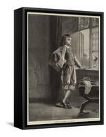 Waiting an Answer-John Robert Dicksee-Framed Stretched Canvas