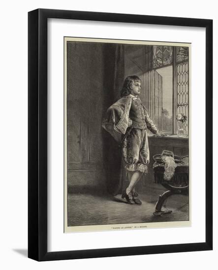 Waiting an Answer-John Robert Dicksee-Framed Giclee Print