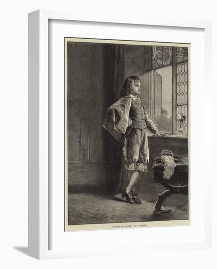 Waiting an Answer-John Robert Dicksee-Framed Giclee Print