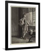 Waiting an Answer-John Robert Dicksee-Framed Premium Giclee Print