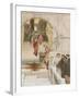 Waiting an Audience with Agrippa-Sir Lawrence Alma-Tadema-Framed Giclee Print