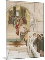 Waiting an Audience with Agrippa-Sir Lawrence Alma-Tadema-Mounted Giclee Print